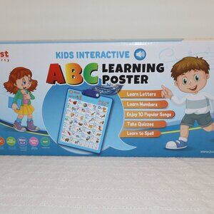 Kids Interactive ABC Learning Poster – Talking Educational Wall Chart | Letters